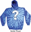 Distressed Question Tie Dye Hoody