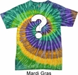Distressed Question Tie Dye Shirt