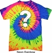 Distressed Question Tie Dye Shirt