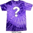 Distressed Question Tie Dye Shirt