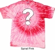 Distressed Question Tie Dye Shirt