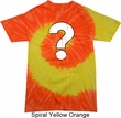 Distressed Question Tie Dye Shirt