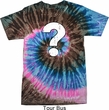 Distressed Question Tie Dye Shirt