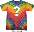 Distressed Question Tie Dye Shirt
