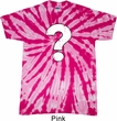Distressed Question Twist Tie Dye Shirt