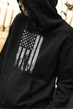 Distressed Stars and Stripes Flag Hoodie