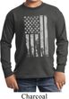 Distressed Stars and Stripes Flag Kids Long Sleeve Shirt