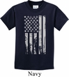 Distressed Stars and Stripes Flag Kids Shirt