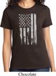 Distressed Stars and Stripes Flag Ladies Shirt