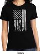 Distressed Stars and Stripes Flag Ladies Shirt