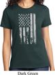 Distressed Stars and Stripes Flag Ladies Shirt