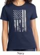 Distressed Stars and Stripes Flag Ladies Shirt