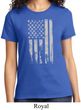 Distressed Stars and Stripes Flag Ladies Shirt