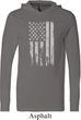 Distressed Stars and Stripes Flag Lightweight Hoodie Tee