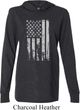 Distressed Stars and Stripes Flag Lightweight Hoodie Tee