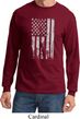 Distressed Stars and Stripes Flag Long Sleeve Shirt