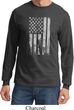 Distressed Stars and Stripes Flag Long Sleeve Shirt