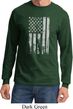 Distressed Stars and Stripes Flag Long Sleeve Shirt
