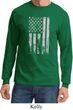 Distressed Stars and Stripes Flag Long Sleeve Shirt