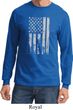 Distressed Stars and Stripes Flag Long Sleeve Shirt