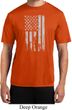 Distressed Stars and Stripes Flag Mens Moisture Wicking Shirt