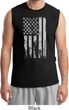 Distressed Stars and Stripes Flag Mens Muscle Shirt