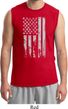 Distressed Stars and Stripes Flag Mens Muscle Shirt