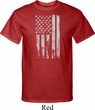 Distressed Stars and Stripes Flag Mens Tall Shirt