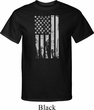Distressed Stars and Stripes Flag Mens Tall Shirt