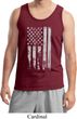 Distressed Stars and Stripes Flag Mens Tank Top