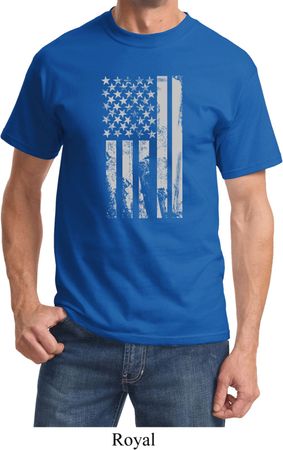 Distressed Stars and Stripes Flag Shirt