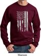 Distressed Stars and Stripes Flag Sweatshirt