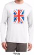 Distressed Union Jack Flag Mens Dry Wicking Long Sleeve Shirt