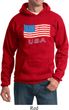 Distressed USA Flag Hoodie