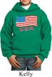 Distressed USA Flag Kids Hoodie