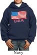 Distressed USA Flag Kids Hoodie