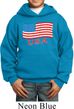 Distressed USA Flag Kids Hoodie