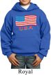 Distressed USA Flag Kids Hoodie
