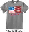 Distressed USA Flag Kids Shirt