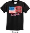 Distressed USA Flag Kids Shirt