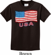 Distressed USA Flag Kids Shirt