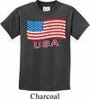 Distressed USA Flag Kids Shirt