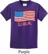Distressed USA Flag Kids Shirt