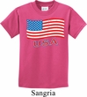 Distressed USA Flag Kids Shirt