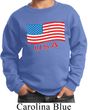 Distressed USA Flag Kids Sweatshirt