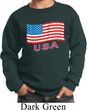 Distressed USA Flag Kids Sweatshirt