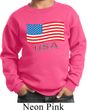 Distressed USA Flag Kids Sweatshirt