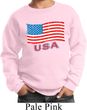 Distressed USA Flag Kids Sweatshirt
