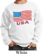 Distressed USA Flag Kids Sweatshirt