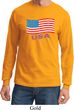 Distressed USA Flag Long Sleeve Shirt